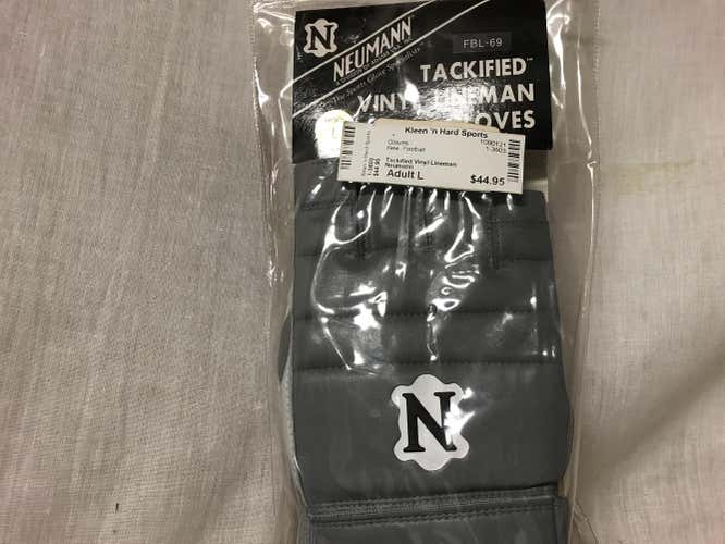 New Neumann Vinyl Linebacker large Gloves