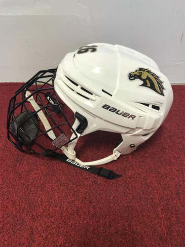 Western Michigan Bauer Re Akt 100 Helmet Size Medium Pro Stock Item#WMH26