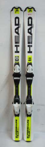 Used Head Supershape Team 127cm Skis With Head LRX 4.5 Bindings (URS21)