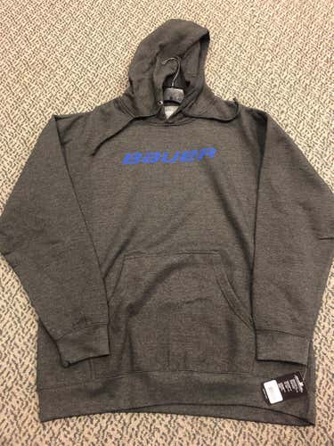 Bauer Gray Unisex Extra Large Sweatshirt