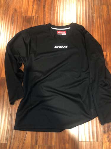 New Small CCM Black Practice Jersey