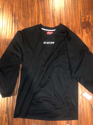 New Small CCM Black Practice Jersey