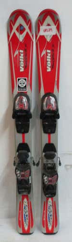 Used Volkl All Mountain Tigershark 90cm Skis With Marker 4.5 Bindings (URS29)