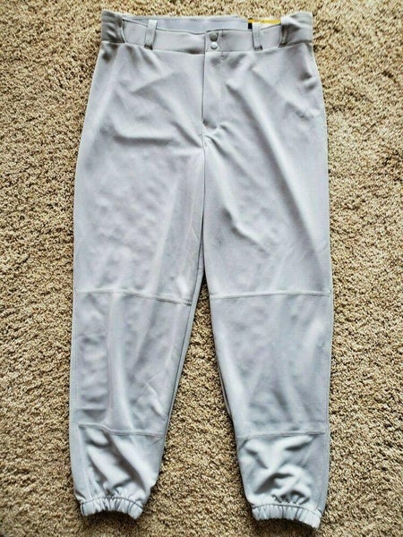 Champro Youth Triple Crown Classic Baseball Pants with Braid, L / Grey/Black