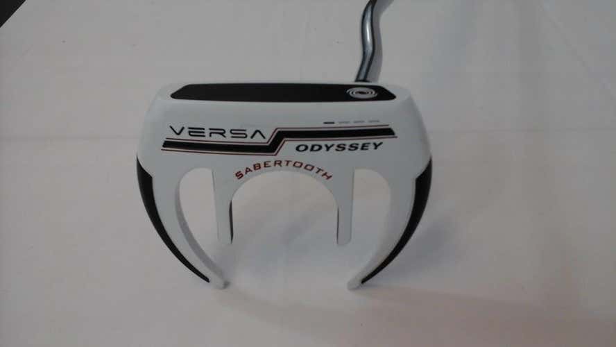 Used Odyssey Versa Sabertooth White Mallet Golf Putters