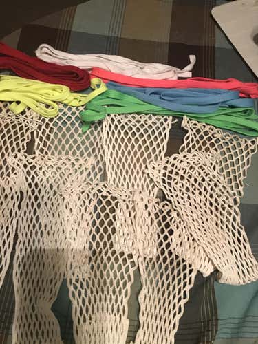 Assortment of mesh and shooting strings