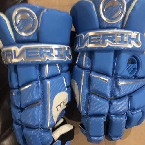 Maverik M3 13" Lacrosse Gloves LAX Large royal  Blue New Player