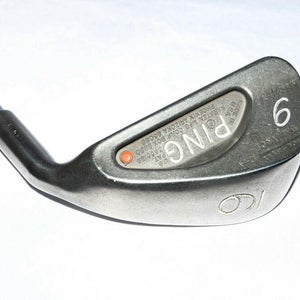 9 Iron Ping Toe Heel Balance Rh 34.75" Steel Stiff Orange Dot New Grip