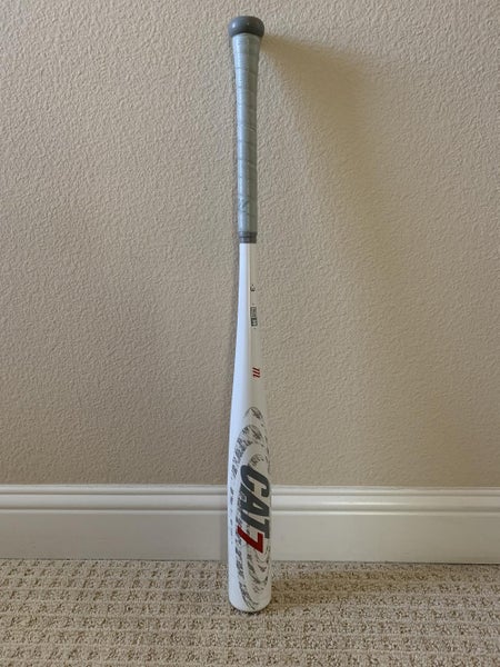 Used High School/College BBCOR Certified Marucci Alloy CAT 7 Bat (-3) 29 oz 32"