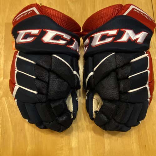 CCM JETSPEED FT1 14" BLUE & RED GLOVES