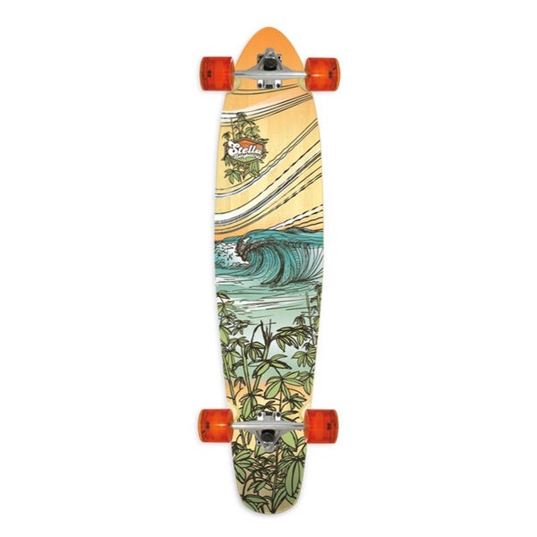 New San Diego Speed 42" Kicktail Bamboo Breaker Skateboard