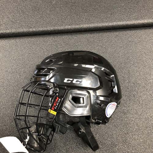 Black New Extra Small CCM Resistance 100 Helmet and FL40 XS cage