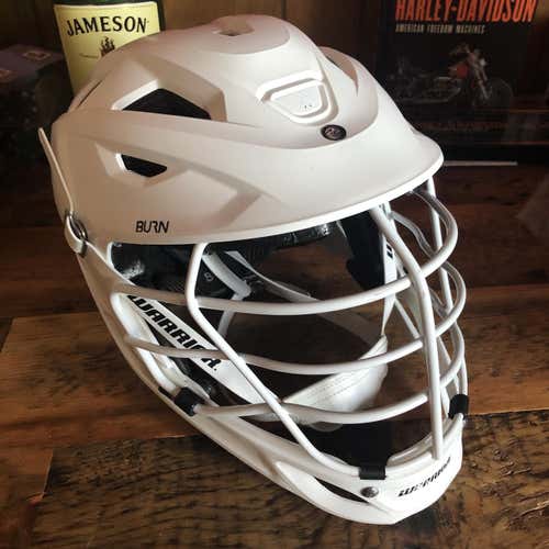White Used Player Burn Helmet