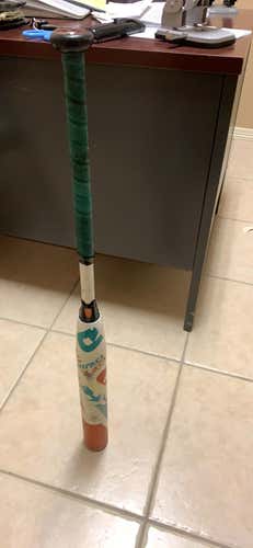 White Used High School/College 2017 DeMarini Composite CFX Bat (-10) 23 oz 33"