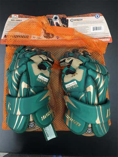 New Warrior Brass Monkey 13" Lacrosse  Forest Green Players Club Gloves