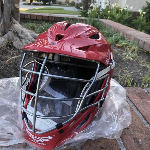 Brand New Red Cascade R Helmet