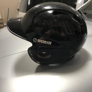 Black Worth Batting Helmet Youth