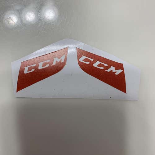 CCM Visor Decal/Sticker