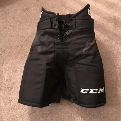 Black Senior Medium CCM HP32 Pro Stock Hockey Pants