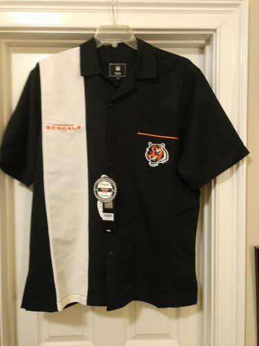 Cincinnati Bengals New Embroidered Adult Men's Large Shirt