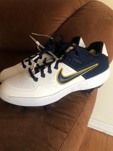 Nike Air Hurrache Michigan Wolverines Men’s Baseball Cleats 10