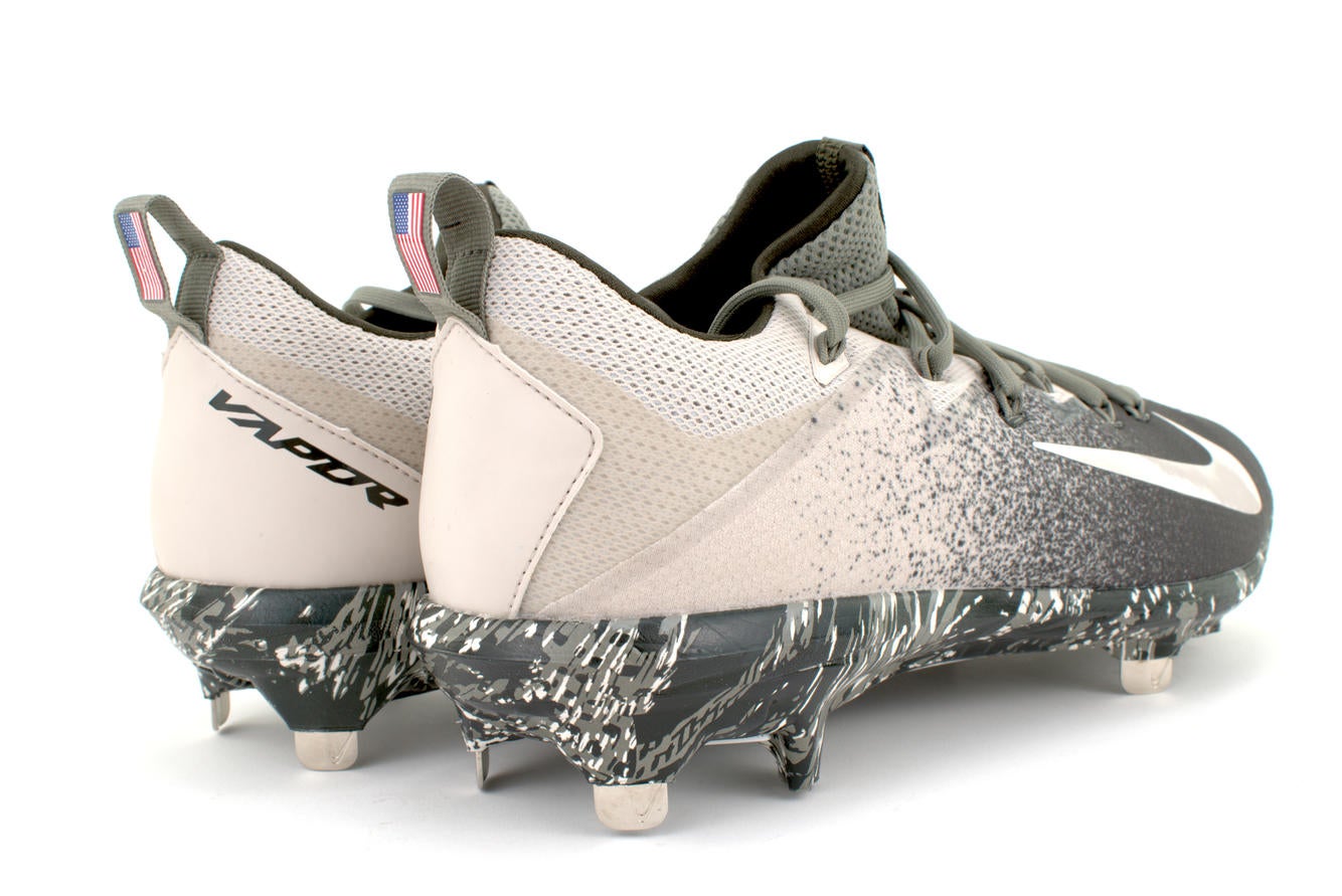 Nike Lunar Vapor Ultrafly Elite Metal Baseball Cleats Camo Army