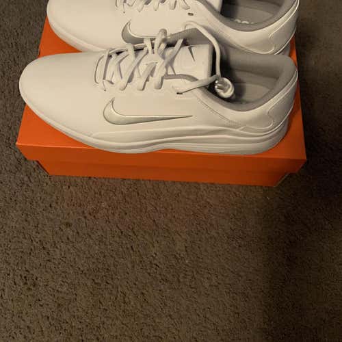 White Men's 11 (Women's 12) Nike Golf Shoes