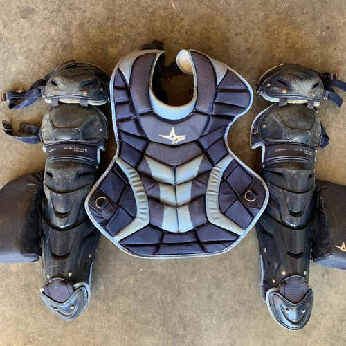 Used All Star System 7 Catcher's Set
