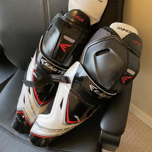 Used Easton Synergy HSX Shin Pads