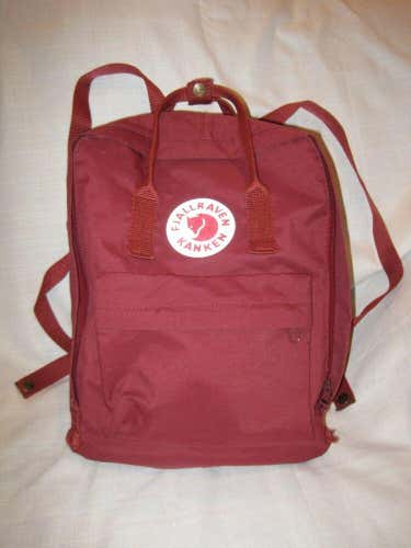 Fjallraven Kanken Backpack Red School Purse Hiking Camping Outdoors