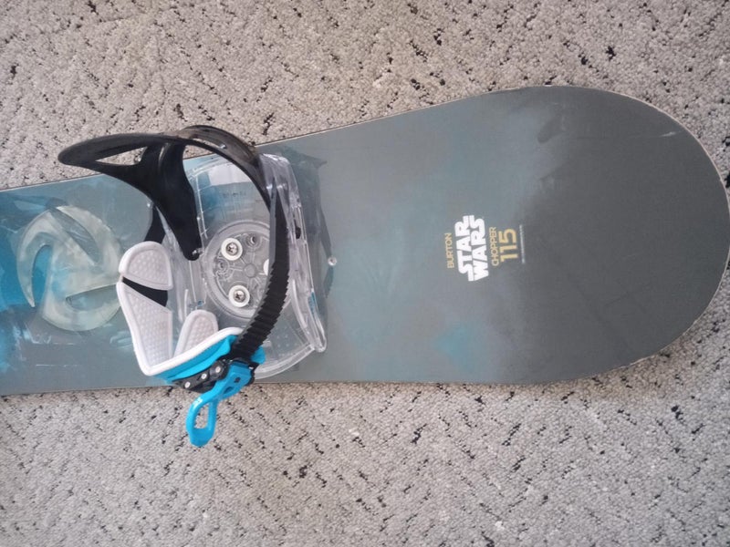 Burton Star Wars Chopper Snowboard w Grom Bindings 115cm Boba Fett