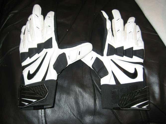 Nike Hyperbeast Football Lineman Gloves White Black Men's XL Padded