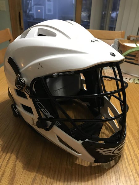 White Used Youth Player Cascade CS Youth Helmet