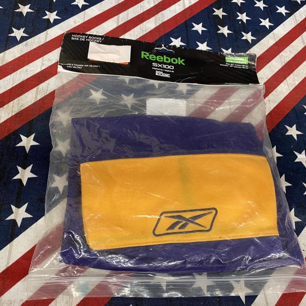 Purple Intermediate Reebok Hockey Socks-144813