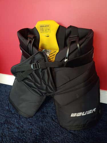 Black Senior Large Bauer Supreme One.9 Hockey Goalie Pants