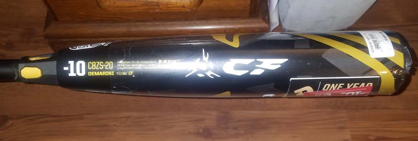 New USSSA Certified 2020 DeMarini Composite CF Zen Bat (-10) 18 oz 28"