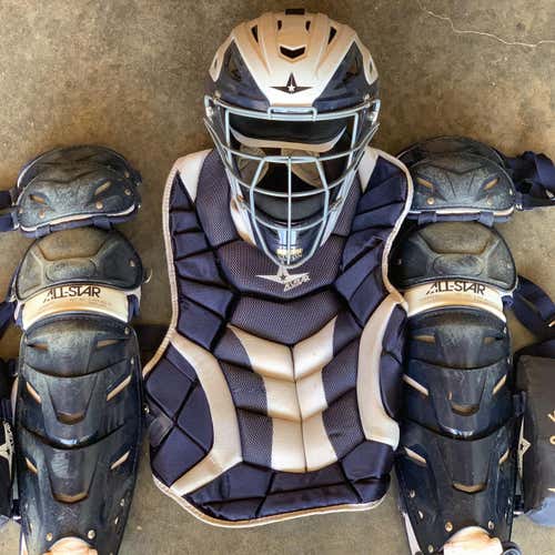 Used All Star System 7 Catcher's Set