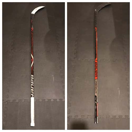 Bauer 1X Lite and Bauer 2N Hockey Stick Pro Stock 2 Pack Broken Blades