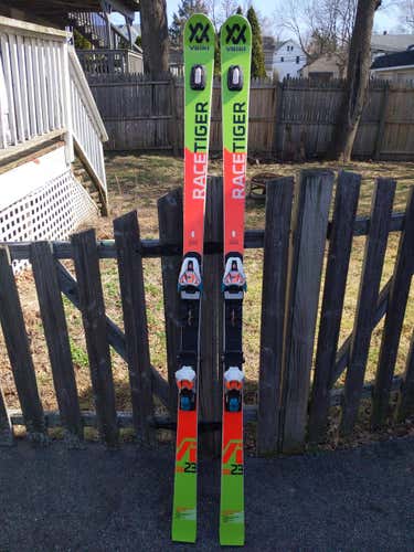 Used 2018 Volkl Racing Skis With Bindings