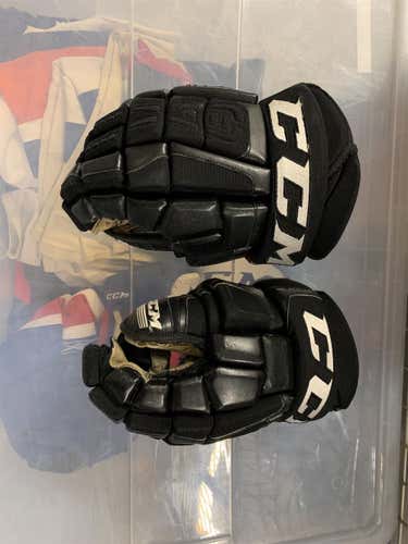 Black Used CCM U+ Crazy Light 13"  Gloves