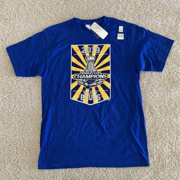 NEW! St Louis Blues Stanley Cup Champions 2019 Shirt Men's Size Medium