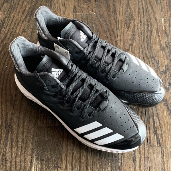 Adidas Men's Black Metal Cleats Size 11
