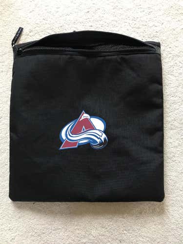 New  Black Colorado Avalanche Helmet Bag Pro Stock Return