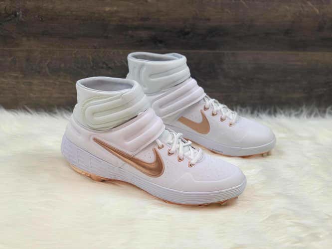 NIKE ALPHA HUARACHE ELITE 2 MID CLEATS Men's Sz 12.5