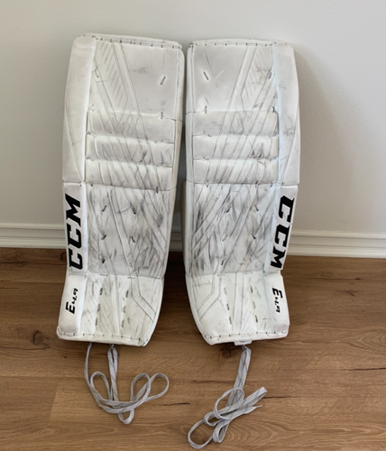 Used 34" CCM Extreme flex 4.9 Goalie Leg Pads