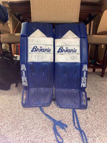 Blue Used 30+1 Brian's Goalie Leg Pads