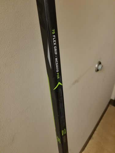 Used Senior CCM Right Handed RibCor 65k Hockey Stick Toe