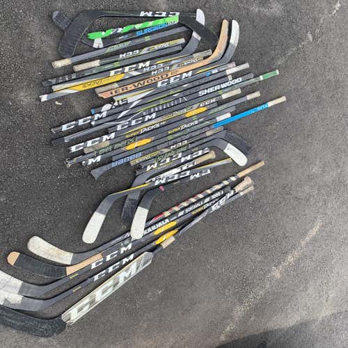 Broken Hockey Sticks