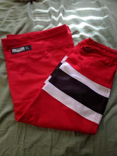 New Jersey Devils Red New Senior Extra Large Reebok Socks Pro Stock