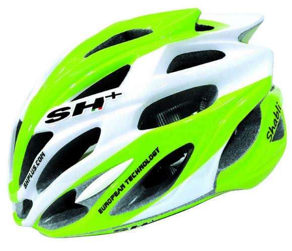 SH+ (SH Plus) Shabli Cycling Bicycle Helmet - Green / White  (Was $199.99) Kask